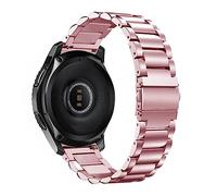 LQXHZ Cinturini in acciaio inossidabile adatti for Garmin Forerunner 55 245 645m S40 S12 S42 Correa.(Style 1 Rose Pink,For Forerunner 245M)