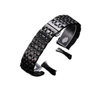 LQXHZ Cinturino For Orologio In Acciaio Inossidabile Compatibile Con Tissot Cinturino For Citizen Da 12-24 Mm(Black,12mm)