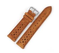 LQXHZ Cinturino For Orologio In Pelle Scamosciata 18mm 19mm 20mm 21mm 22mm 24mm Cinturino For Orologio Rally Racing Accessori For Orologi A Sgancio Rapido(Brown,22mm)