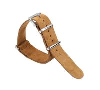 LQXHZ Cinturino For Orologio In Pelle Scamosciata Cinturino For Orologio Morbido 18mm 20mm 22mm 24mm Cinturino Di Ricambio For Polso Da Donna Con Fibbia Quadrata In Acciaio Inossidabile(Brown,20mm)