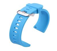 LQXHZ Cinturino For Orologio In Silicone Morbido A Sgancio Rapido, Impermeabile, Durevole, Compatibile Con Smartwatch, Fibbia Lucida Da 18 Mm, 20 Mm, 22 Mm(Blue,22mm)