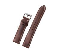 LQXHZ Cinturino For Orologio In Vera Pelle Di Vitello, Cinturino For Orologio Da Lavoro, 14/16/18/20/22/24 Mm, Cuciture Marroni(Dark Brown,14mm)