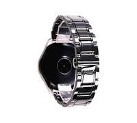 LQXHZ Cinturino in acciaio e ceramica da 20 mm, 22 mm, compatibile con Samsung Galaxy Watch4 5 40 mm 45 44 mm Pro Watch Band Wristband compatibile con cinturino Huawei, 24mm, Agata