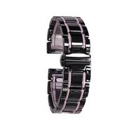 LQXHZ Cinturino in acciaio e ceramica da 20 mm, 22 mm, compatibile con Samsung Galaxy Watch4 5 40 mm 45 44 mm Pro Watch Band Wristband compatibile con cinturino Huawei, 20mm, Agata