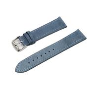 LQXHZ Cinturino in pelle 18 19 20 22mm grigio blu marrone uomo cinturino di ricambio accessori, 18mm