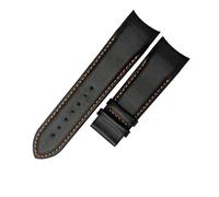 LQXHZ Cinturino In Pelle For Orologio Compatibile Con Tissot COUTURIER T035 T035617 627 T035439 22 23 24 Mm Fibbia A Spazzola(Black orange -NK,24mm)