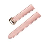 LQXHZ Cinturino in pelle Litchi Cinturino in morbida pelle da uomo Cinturino da donna di ricambio compatibile con Cartier Tank London Blue Watch Accessori, 18mm