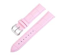 LQXHZ Cinturino In Vera Pelle Con Venature Di Coccodrillo 10 12 Mm 13 14 Mm 15 16 Mm 17 Mm 18 Mm 19 20 Mm 22 Mm 24 Mm Cinture For Orologi Da Polso(Pink,10mm)