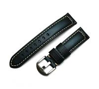 LQXHZ Cinturino per orologio in vera pelle italiana, 20 mm, 22 mm, 24 mm, 26 mm, marrone, nero, rosso, blu, vintage, fatto a mano, compatibile con Panerai Huawei, 24mm