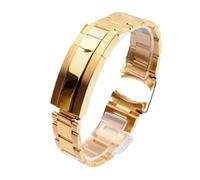 LQXHZ Guarda il braccialetto adatto for Rolex Daytona Water Ghost Submariner Accessori Accessori ACCESSORI GRADO CHANGE 20MM 21MM Solido cinturino in acciaio inox(All Gold,21mm With Logo)