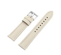 LQXHZ Orologio subacqueo da uomo e da donna con cinturino in tela, 18 mm, 19 mm, 20 mm, 21 mm, impermeabile, a sgancio rapido(Beige,20mm)