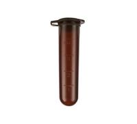 LQXHZ Provetta da centrifuga in plastica marrone da 5 ml con scala graduata, tappo a scatto, contenitore for fiale for campioni a fondo tondo, attrezzatura for analisi di laboratorio