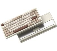 LQXQ RD75 Pro 75% Gaming Tastiera Quick Release Wireless Alluminio, VIA Tri-Mode Tastiera meccanica Custom Hot Swappable con RGB Creamy Keyboard per Windows/Mac/PC - Beige