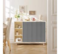 LQYDQSC Tenda per Armadio o Dispensa, Tessuto Doppio Spessore Effetto Lino, Protezione Privacy e Sole, Binario Autoadesivo Silenzioso, Senza Strumenti(Grey,70 * 100cm)