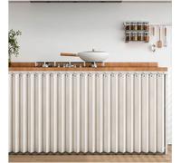 LQYDQSC Tendina Sottolavello Cucina for Armadietti con Binario Scorrevole Autoadesivo, Tenda for Scaffale for Cucina sopra, Copertura for Mensole for la Privacy for Armadio(Green,100 * 70cm)