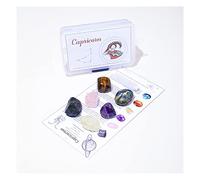 LQYXGS Decorazioni per la casa in Cristallo 12 Constellation Llucky Gift Box Decorazione energetica di Rolling Stone in Cristallo Naturale