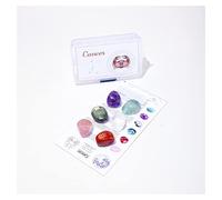LQYXGS Decorazioni per la casa in Cristallo 12 Constellation Llucky Gift Box Decorazione energetica di Rolling Stone in Cristallo Naturale