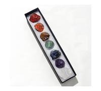 LQYXGS Decorazioni per la casa in Cristallo 7 pz/Set Sette Chakra Ornamenti di Cristallo Naturale di Pietra di Energia Complementi Arredo Casa