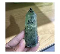 LQYXGS Decorazioni per la casa in Cristallo Decorazione a Punta di Bacchetta di tormalina Nera/Verde di Quarzo Cristallo Naturale