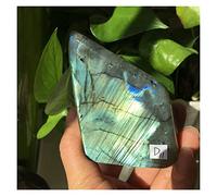 LQYXGS Decorazioni per la casa in Cristallo Naturale Blu Flash Labradorite Crystal Stone Stone Moonstone Reiki Healing Madagascar Tumble Rock
