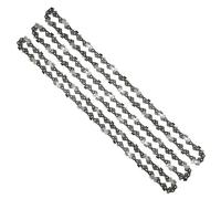 LQYXGS Lame for Motosega Catene da Sega da 3 Pezzi Semi scalpello for Passo da 3/8", Calibro 1,3 mm, 44 45 50 52 55 56 57 59 Sono Disponibili Maglie di Trasmissione(52 Links Chains)
