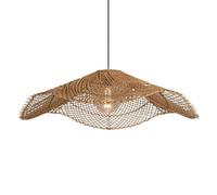 LQZCXMF Lampada A Sospensione Intrecciata in Stile Fattoria Costiera Paralumi in Vimini E Rattan Lampadario A Cestello Boho Regolabile A Una Luce Lampadario Moderno A Sospensione