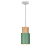 LQZCXMF Lampadario da Comodino Macaron A Testa Singola Plafoniere in Metallo Lampada A Sospensione Lampade A Sospensione Regolabili Industriali Illuminazione Decorativa A Soffitto in Legno