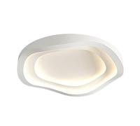 LQZCXMF Plafoniera Metallizzata Color Crema Lampada da Soffitto A LED A Risparmio Energetico Oscuramento Tricolore Ultrasottile con Paralume Acrilico Illuminazione A Soffitto Moderna per Camera