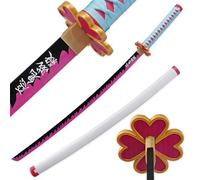 LQZJG Anime bambù Spada Cosplay Spada,Kanroji Mitsuri Spada Katana 103cm/40 Pollici
