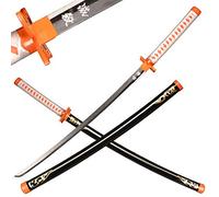LQZJG Anime bambù Spada Cosplay Spada,Kochou Kanae Nero Spada Katana 103cm/40 Pollici