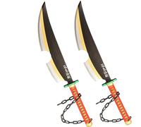 LQZJG Anime bambù Spada Cosplay,Uzui Tengen Spada Katana 78 cm/30,9 Pollici