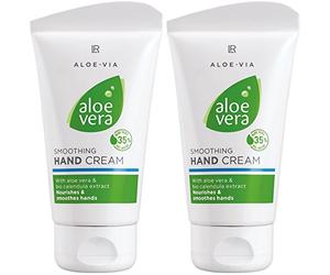LR ALOE VIA Aloe Vera Crema per le mani delicata (2 x 75 ml)