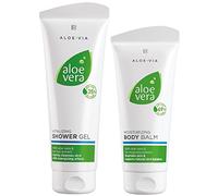 LR ALOE VIA Aloe Vera - Set per la cura del corpo (250 ml doccia gel e balsamo per il corpo 200 ml)