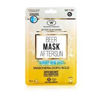 LR Wonder Beer Maschera Doposole - Maschera viso in idrogel per lenire e idratare, 1 maschera