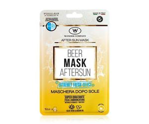 LR Wonder Beer - Mask After Sun Maschera Viso Doposole, 1 maschera