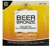 LR Wonder Company BEER BRONZE SALVIETTE AUTOABBRONZANTI 2 BUSTE
