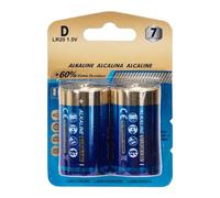 LR20D 1,5V 2 Pz - Batteria alcalina