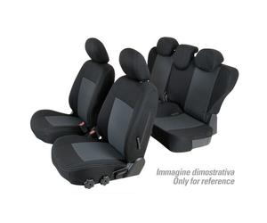 LR3O Set Coprisedili Superior - Nero/Grigio per Ford C-Max (04/07>10/10)
