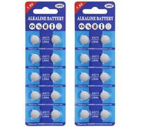 LR44 AG13 - Batterie alcaline a bottone 1,5 V (20 pezzi)