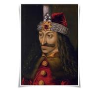 Lrajan&Daucus Poster di fama mondiale degli antichi sovrani - Stampe A3 di alta qualità per appassionati di storia, aule e decorazioni per la casa (Vlad l'Impalatore)