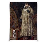 Lrajan&Daucus Poster di fama mondiale degli antichi sovrani - Stampe A3 di alta qualità per appassionati di storia, aule e decorazioni per la casa (Ivan il Terribile)