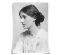 Lrajan&Daucus Top 100 figure letterarie ritratti poster - Stampe su tessuto A3 di fama mondiale (#48 Virginia Woolf)