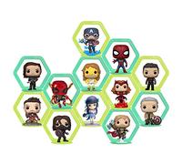 LRANFOW Set di 12 espositori per Funko Pop Display o altre figure pop, montaggio a parete Glow at Night