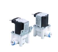 LREDONM 1PC Elettrovalvola 12V/24V Macchina for Acqua Pura, Depuratore d'Acqua, Osmosi Inversa Interruttore Valvola a 2 Punti(24V)