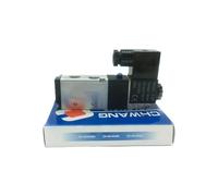 LREDONM 1x 4V210-06 Valvola pneumatica pneumatica a solenoide Singolo a 5 Porte e 2 Posizioni 1/8" BSPT DC12V DC24V AC220V(24VDC)