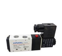 LREDONM 1x 4V210-08 Valvola pneumatica pneumatica a solenoide Singolo a 5 Porte e 2 Posizioni 1/4" BSPT DC12V/DC24V/AC220V(DC24V)