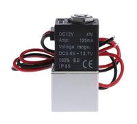 LREDONM 2V025-06 2V025-08 Elettrovalvola 1/4 "1/8" Valvole pneumatiche ad Azione Diretta a 2 Vie normalmente Chiuse for Acqua Aria Gas(2V025-08,DC24)