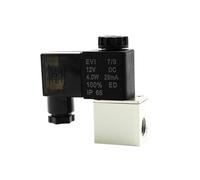 LREDONM 2V025-06 G1/8 2V025-08 G1/4 Normalmente Chiusa Aria Acqua Olio Elettrovalvola 12V 24V 110V 220V 2 Porte 2 Vie Valvola di Controllo Pneumatico(2V025-08 DC36V)