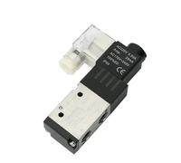 LREDONM 3V210 Bobina Volt Elettrovalvola Pneumatica Controllo della Posizione Aria Magnetica Gas 12V 24V 110V 220V 380V Ottone, Acciaio, Materiale di Rame(3V210-06,DC12V)