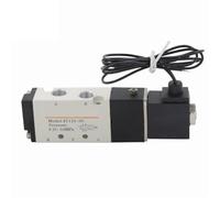 LREDONM 4V110-06 Elettrovalvola AC 220V PT 1/8" Valvola pneumatica for sistemi Pneumatici Valvola pneumatica in Lega di Alluminio a 5 Porte e 2 Posizioni